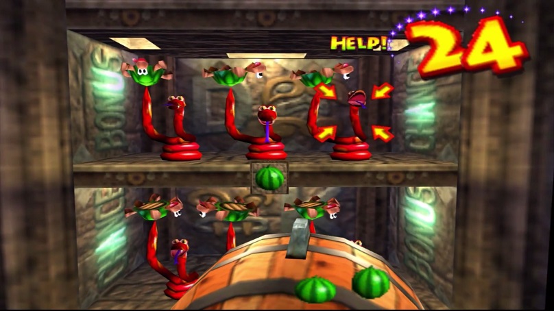 donkey kong 64 mini games